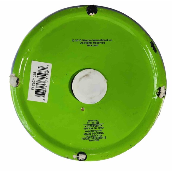 TMNT LEONARDO 7" Ceramic Coin Piggy Bank With Plug. As iS, wear to sword - Picture 4 of 6